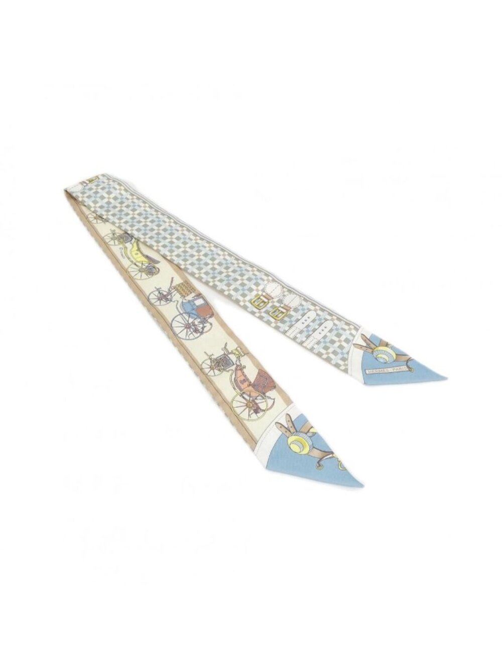 Hermes les Voitures Nouvelle Twilly Scarf